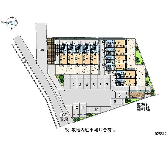 ★手数料０円★西多摩郡瑞穂町箱根ケ崎　月極駐車場（LP）